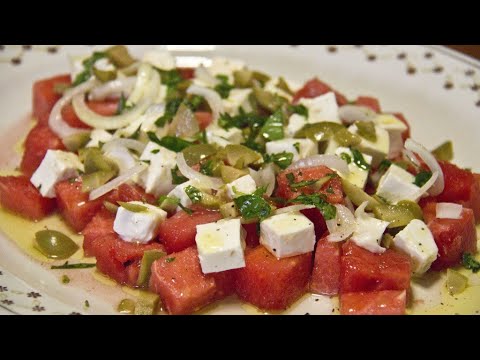 Video: Insalata Di Anguria E Feta