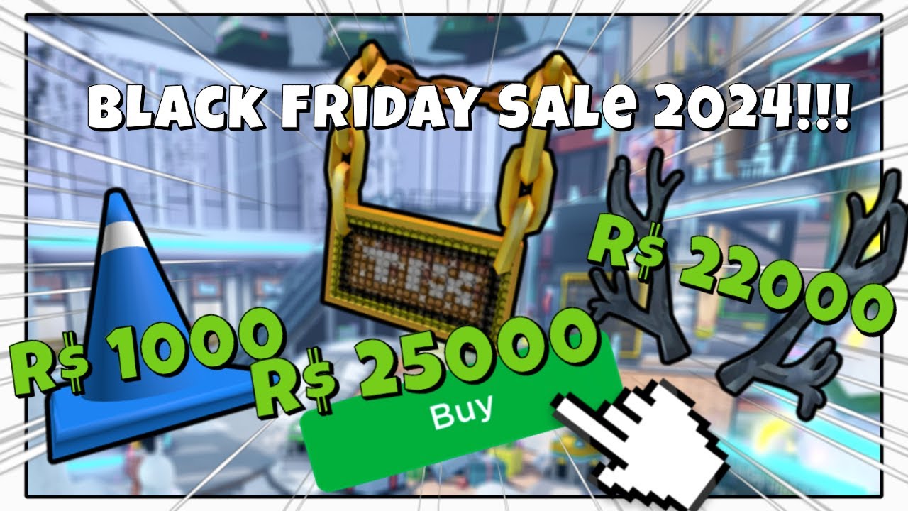 The 2024 ROBLOX Black Friday Sale YouTube 