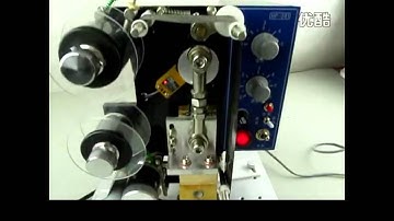 hot stamping date coder hot ribbon coder machine date coding machine for label and plastic bags
