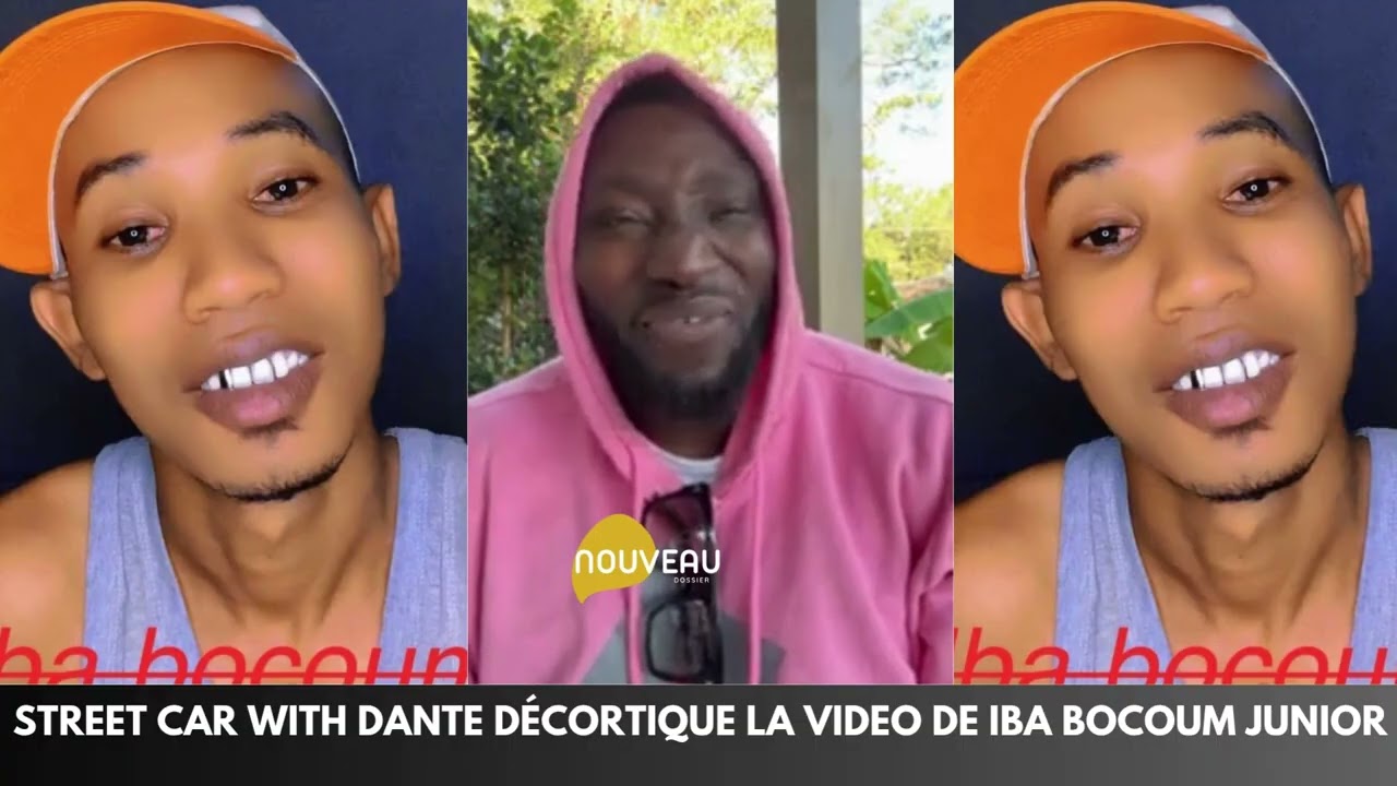 STREET CAR WITH DANTE DÉCORTIQUE LA VIDEO DE IBA BOCOUM JUNIOR  