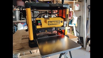 DIY Planer/Thicknesser DeWalt DW 733 unboxing heavy duty test woodworking