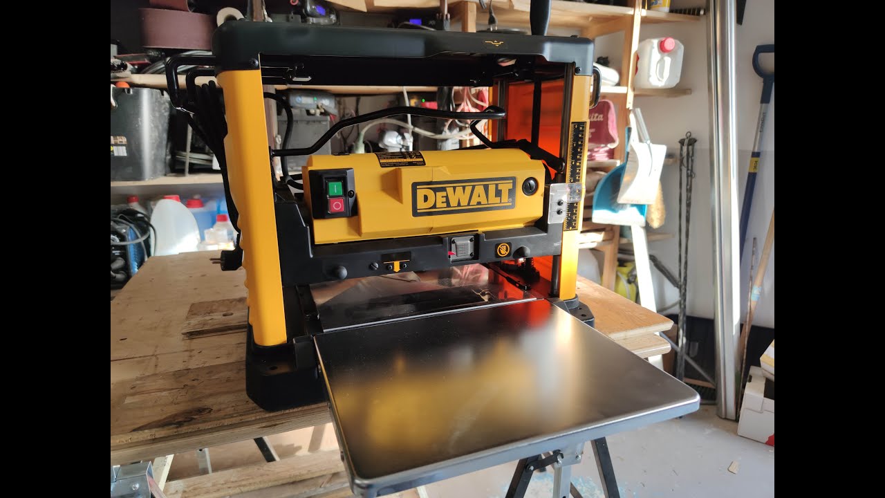 DIY Planer/Thicknesser DeWalt DW 733 unboxing heavy duty test woodworking -  YouTube