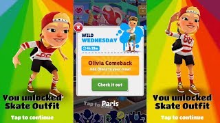 Subway Surfers Paris Wild Wednesday Olivia Comeback Gameplay On Ios