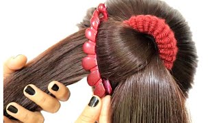 Easy Bun Hairstyles for festive season || Cute hairstyles | quick bun hairstyles for for long hair