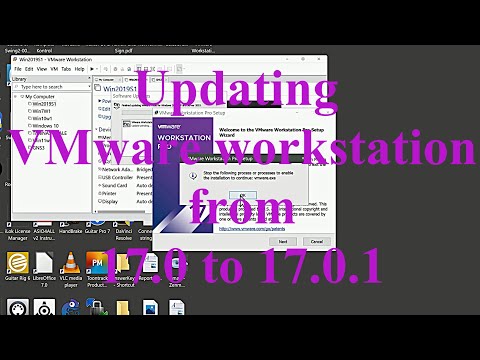 Updating VMware workstation from 17 to 17.0.1