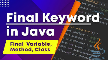 Final Keyword in Java | How to use Final Keyword in Java