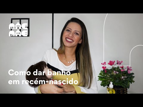 Como dar banho em recém-nascido
