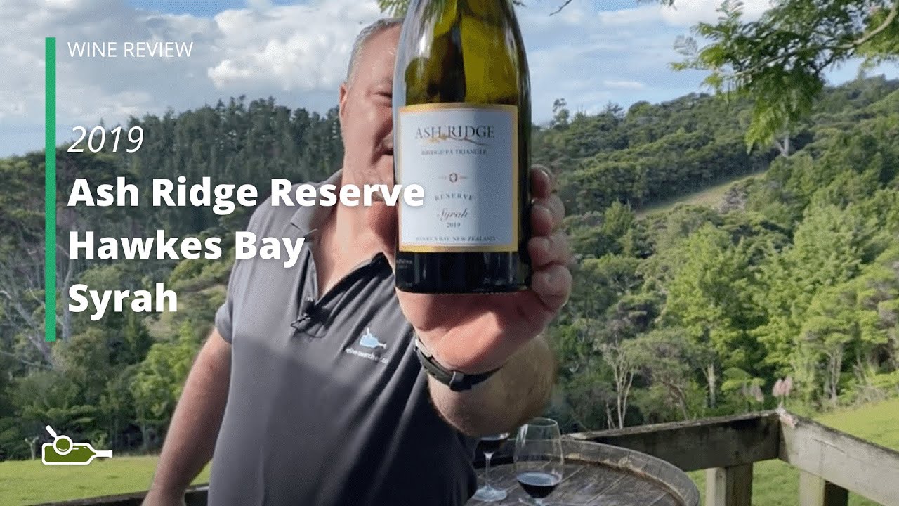 Wine Review: Ash Ridge Reserve Hawkes Bay Syrah 2019 - YouTube