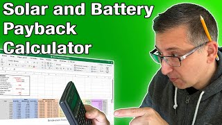 Solar and Battery Payback Calculator  with real data! How long does it take to get your money back?