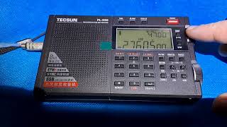 Tecsun PL-330 CB 27 MHz band, stations from Italy, France... in Zaporozhye, Ukraine