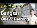 One menerung bangsar  6275sf townhouse for sale  kuala lumpur luxury house tour