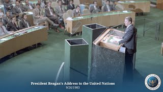 President Reagan's Address to the United Nations 9\/26\/1983