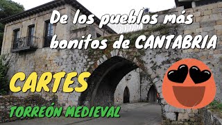 LA VILLA DE CARTES Y SU TORREÓN MEDIEVAL – CANTABRIA 4K – De los lugares más bonitos de Cantabria