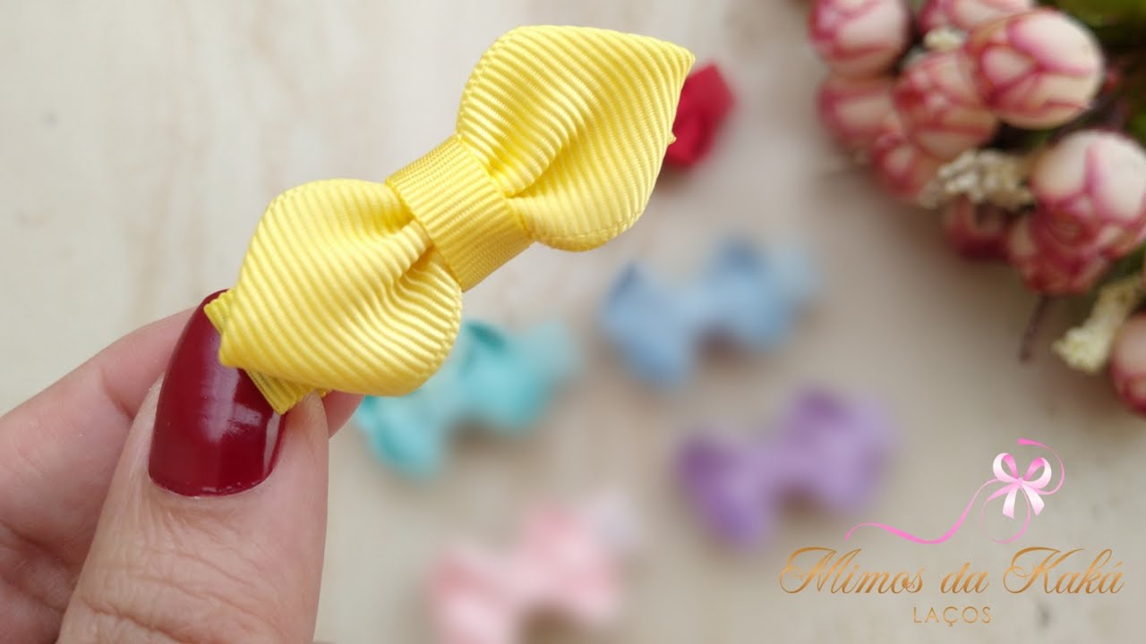 Laço Micro Gravatinha Folha/Kit RN/ Kaká Magalhães