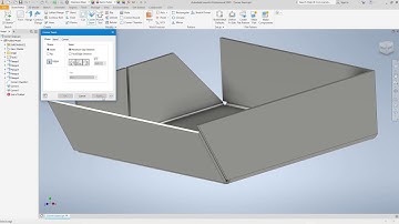 10 Autodesk Inventor 2020 Sheet Metal - Corner Seam