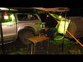 Camping in the Rain - Elevated Tent - Diesel Heating