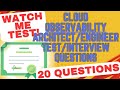 Cloud Observability Test/Interview Questions - Are You Good Enough?