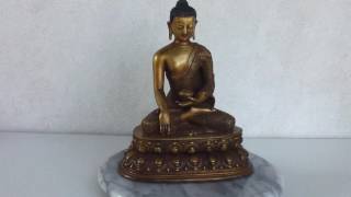 77 - Bronze sculpture of Buddha Shakyamuni