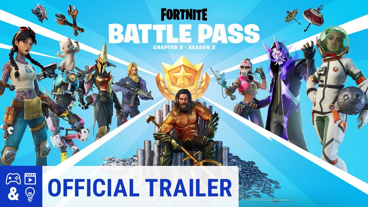 Fortnite Chapter 2 Season 3 Battle Pass Skins Zoals Ocean Fade Jules Kit En De Tier 100 Skin Eternal Knight Eurogamer Nl