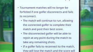 Golf Clash INFO - November Update, No more +1 in Tourneys!