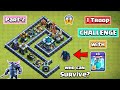 1 Troop Challenge with Clone Spell and Rage Spell [PART-2] | Clash of Clans