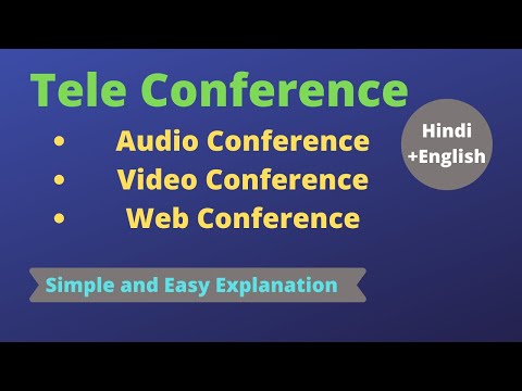 Video: What Is Teleconference