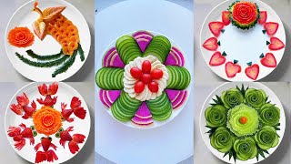 Top Chefs Tell You How To Make A Stunning Fruit And Vegetable Platter#carving