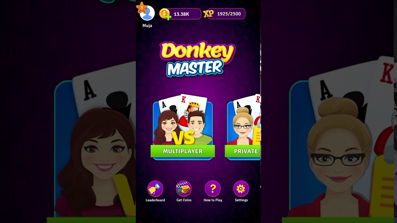 How to play Donkey Master card game Tamil part II - YouTube