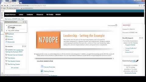 Course Progress and Grades