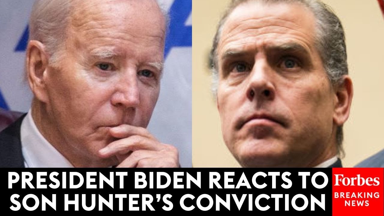 BREAKING NEWS: President Biden Reacts To Son Hunter Being Found Guilty ...
