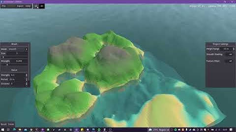 WorldShaper Introduction  - Godot Open World Terrain (alpha 0.6)