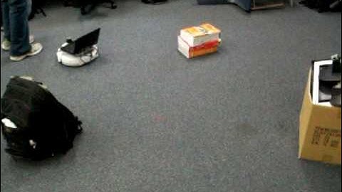 Testing the reactive path planner with an iRobot Create