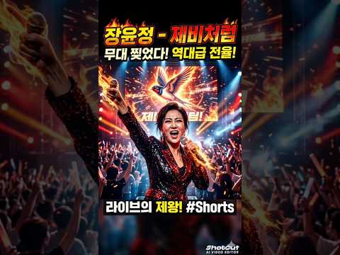 @'제비처럼' 역대급 라이브... 소름 돋는 가창력! 🔥 #subscribers #트로트 #쇼츠 #노래 #장윤정