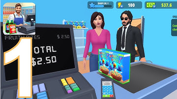 My Supermarket Simulator 3D - Gameplay Walkthrough Part 1 - Tutorial (iOS,Android) No commentary