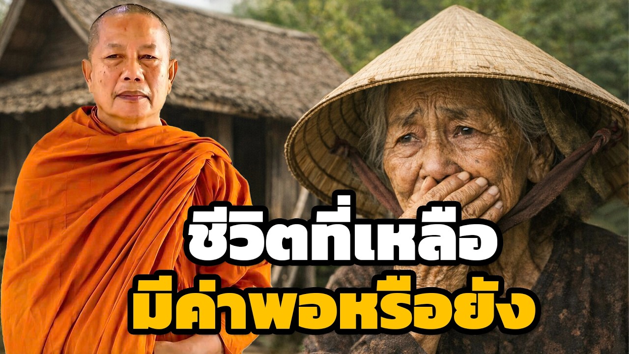 ใช้เวลาที่เหลือให้คุ้มค่า  ก่อนชีวิตจะหมดเวลา ธรรมะคลายทุกข์ พระมหาบุญช่วย ปัญญาวชิโร