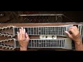 Pedal Steel Guitar Lesson: All Through Crying Over You (part 2 of 3)