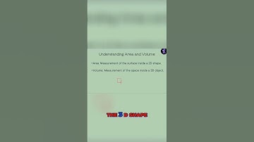 Mastering Area and Volume: Understanding the Difference and Calculating with Ease