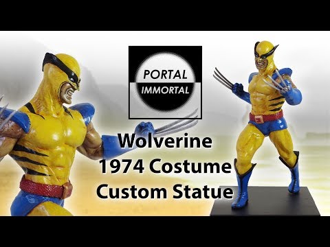 Wolverine 1974 Original Costume Custom Statue by Portal Immortal