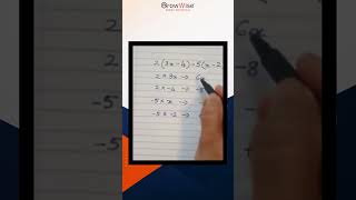 90% of Students Fail This Algebra Problem! (Don't Make This Sign Mistake ❌)  #algebra #middleschool