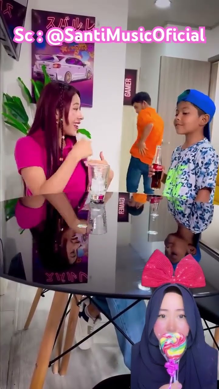 KAKAK MASAK ANGIN ⁉️? @SantiMusicOficial #shorts #funny #dubbing
