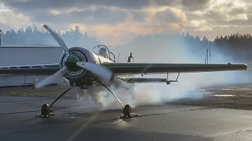 Testing smoke system yak 55