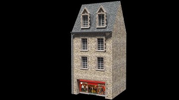 Blender 3D Mega Tutorial St.Michel optimize next house part 3