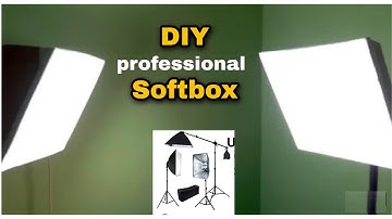 HOW TO MAKE DIY Professional SOFT BOX out of Cardboard | Softbox kaise banaye