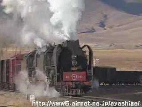 集通線の前進型蒸気機関車～経棚峠 2 Chinese Locomotive QJ