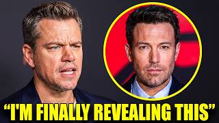 At 53 Matt Damon Reveals Shocking Details About Ben Affleck