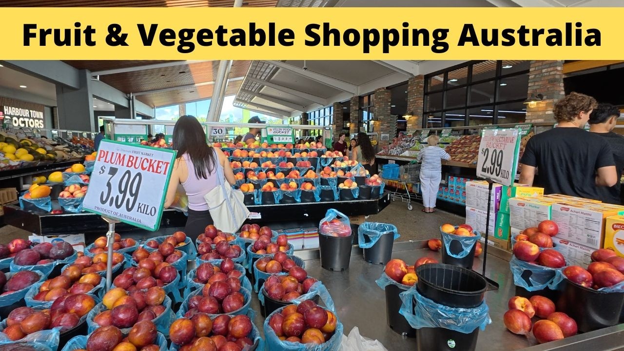 Покупка фруктов и овощей в Австралии 🇦🇺 Harbour Town Discount Fruit Barn - Голд-Кост