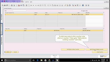 How to create new Journal Voucher in sap business one