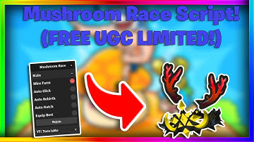 Roblox [FREE LIMITED] Mushroom Race 🍄 Script! - Wins Farm - MORE!