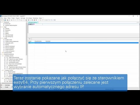 easySoft – Konfiguracja sterownika easyE4 w sieci Ethernet