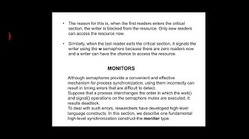 Monitors & Dining  philosophers solution  using monitors